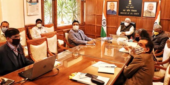 Union Minister of Jal Shakti reviews progress made under National Hydrology Project