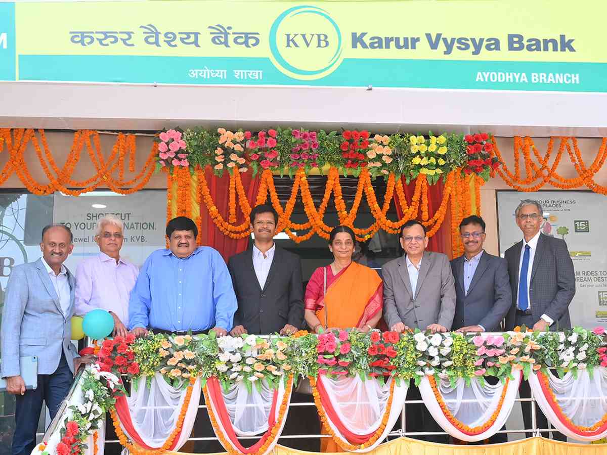 Karur Vysya Bank opens its 840th Branch at Ayodhya today