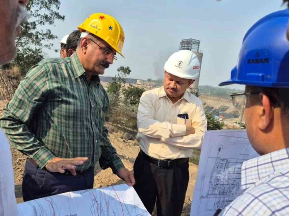 MCL CMD Uday A Kaole visits IB Valley Washery