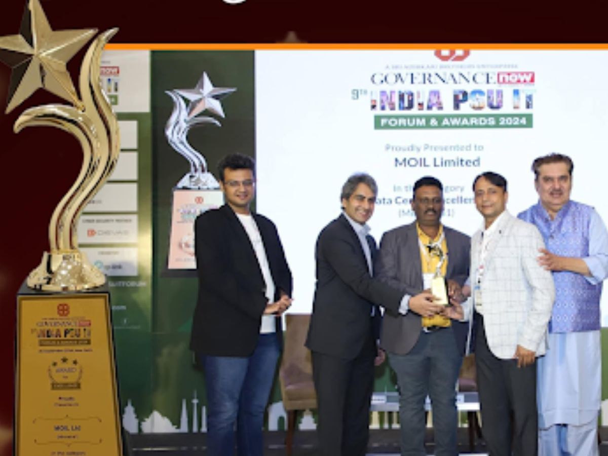 MOIL bagged award in ‘Data Centre Excellence’ category