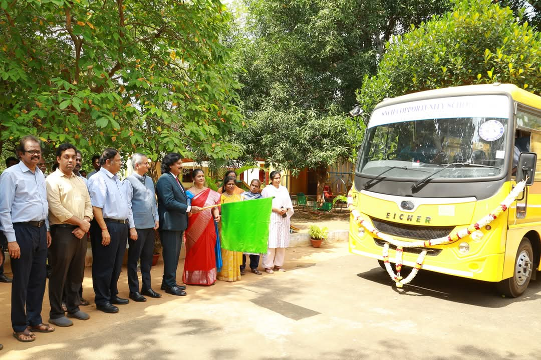 NLCIL introduces free special bus service for intellectually challenged school children