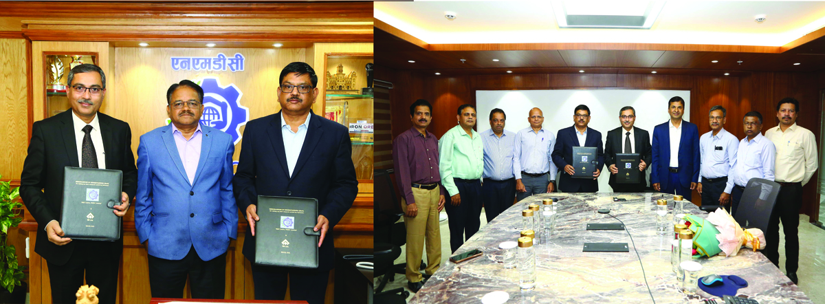 NMDC R&D Centre Signs MoU with RDCIS, SAIL to Strengthen the Steel Industry