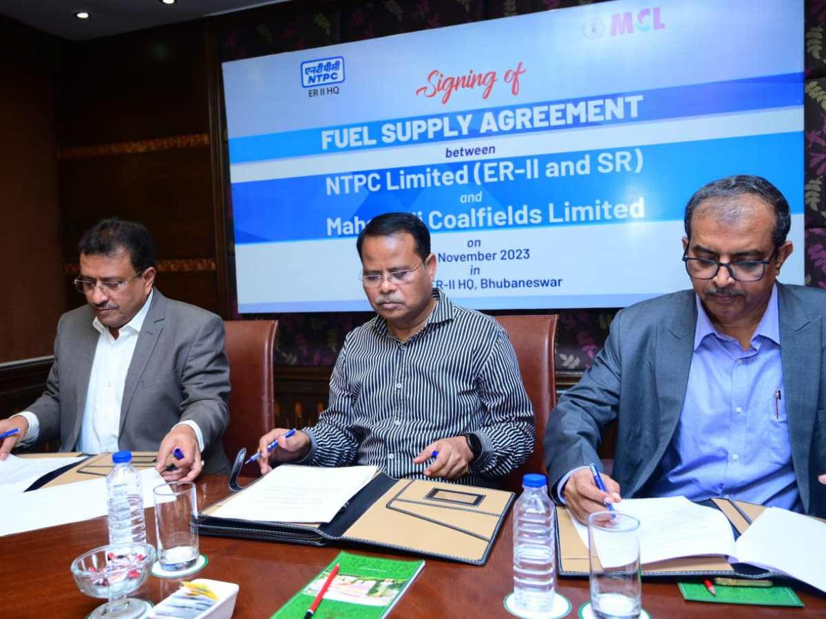 NTPC Limited signs Fuel supply Agreement with MCL