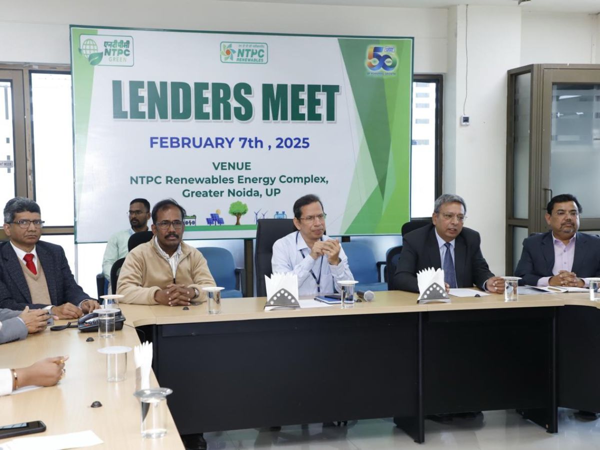 NTPC Renewables Finance Team organised Lenders Meet