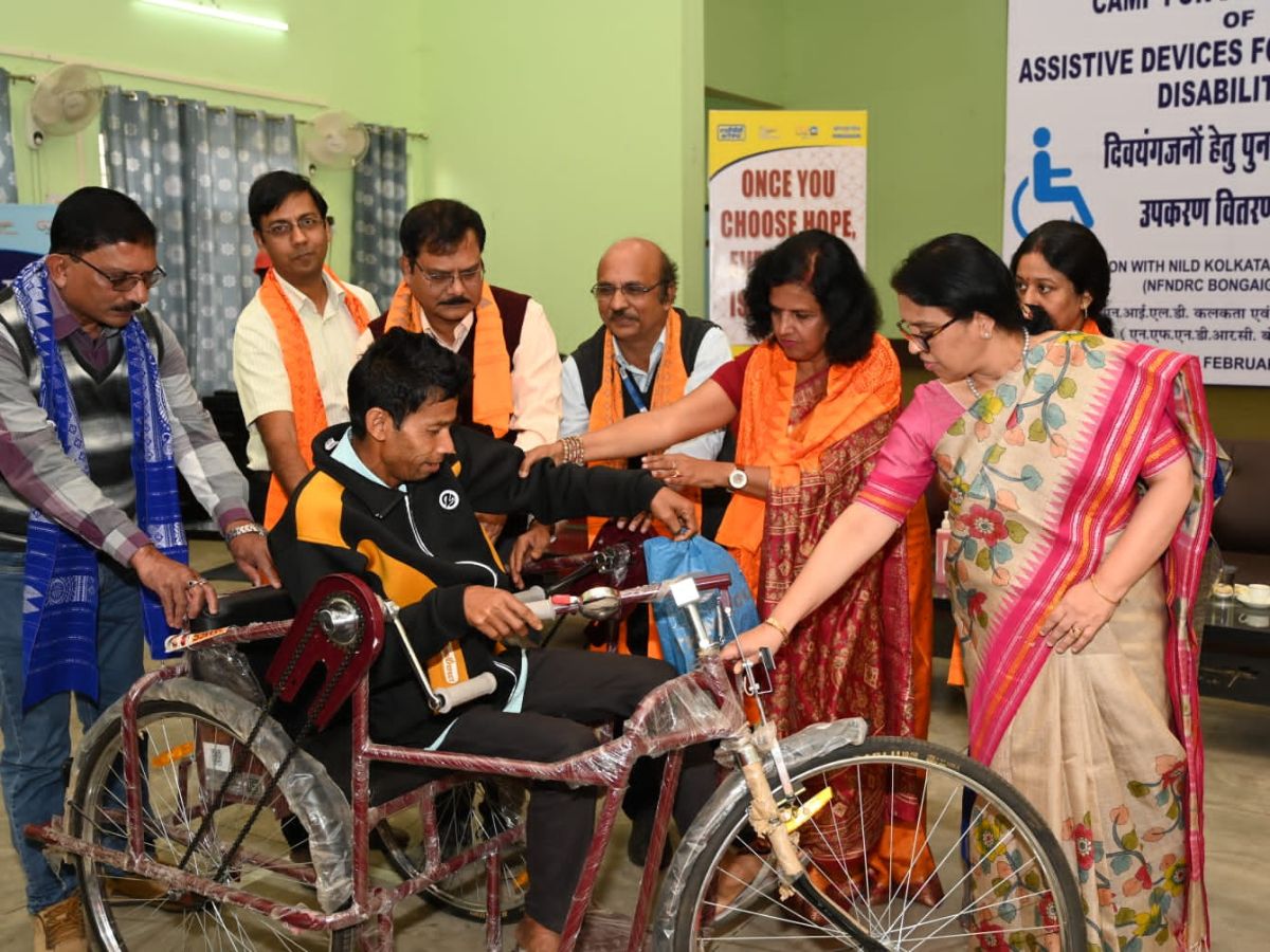 NTPC provides artificial aids and appliances to Persons with Disability