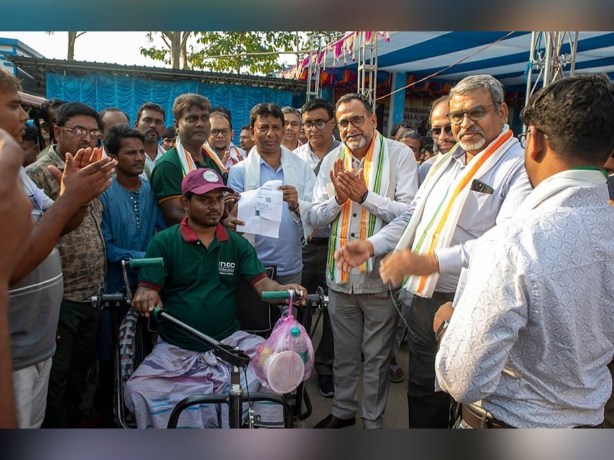 ONGC distributed 150 hand-pedalled tricycles in West Bengal