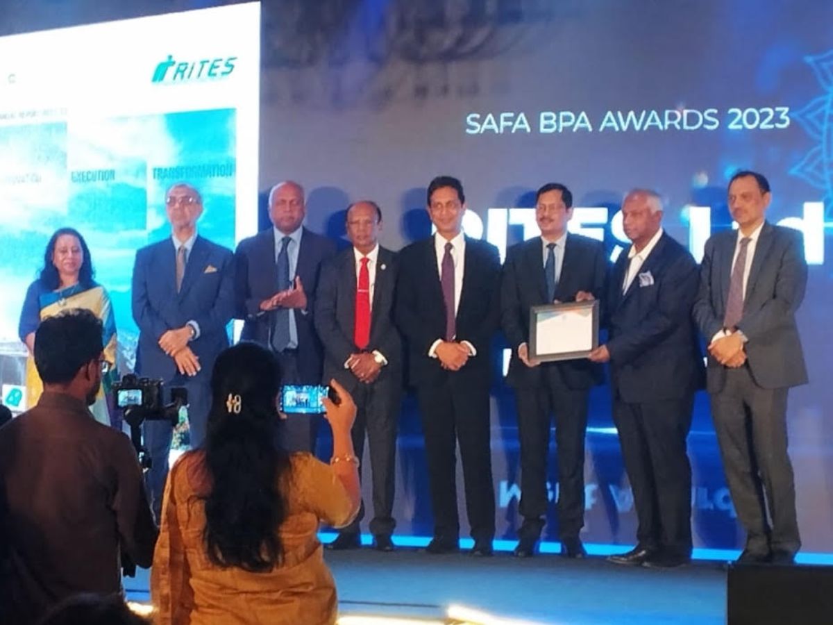 RITES wins SAFA Award for Best Presented Annual Report