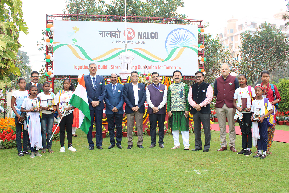 Republic Day celebrated at NALCO Corporate Office, with patriotic fervor 