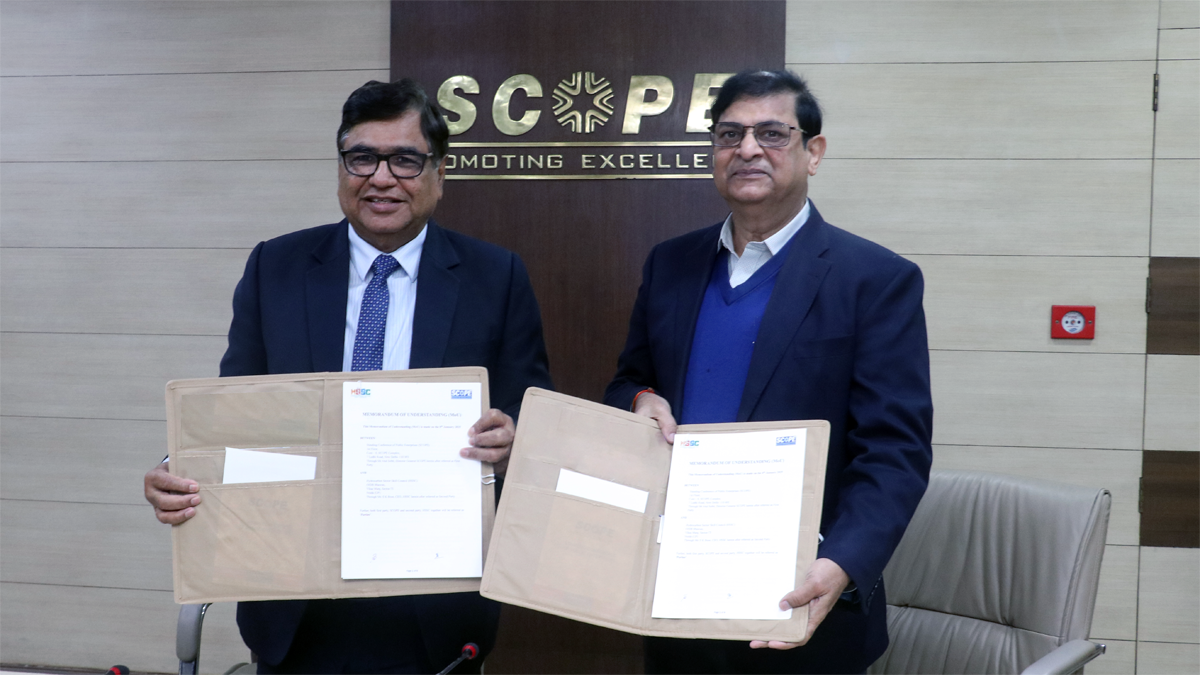 SCOPE and HSSC Forge Strategic MoU to Enhance Skill Development in India’s Hydrocarbon Sector