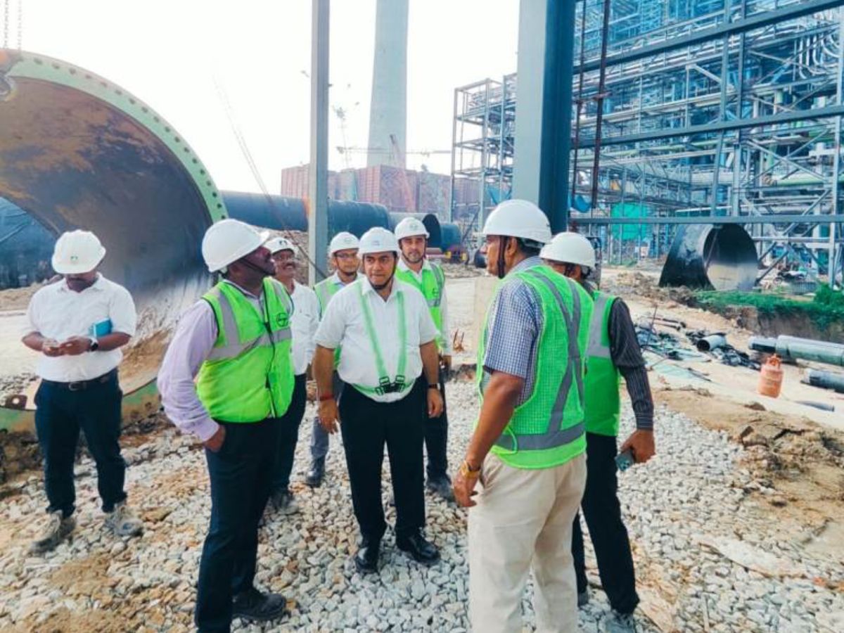 SJVN CMD visited 1320 MW Buxar Thermal Power Project