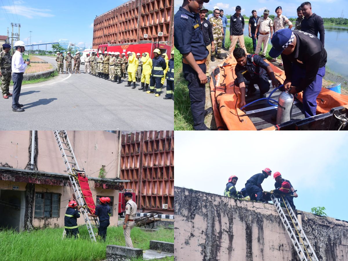 Safety Mock Drill on Earthquake Held at NTPC Bongaigaon