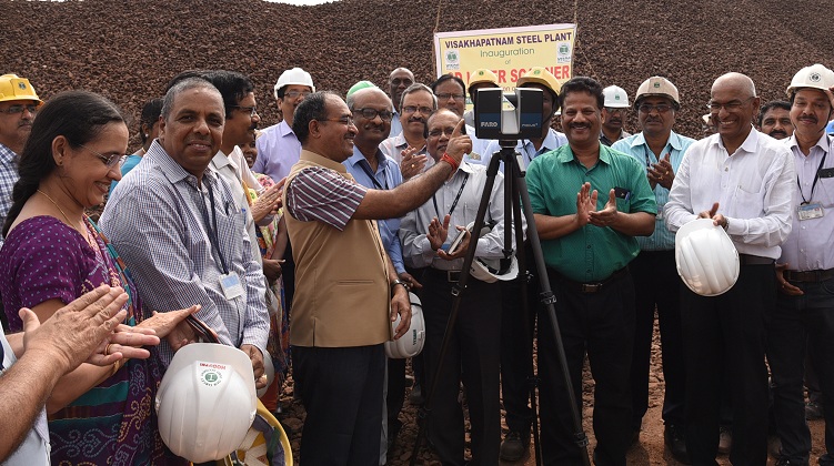 Latest 3D Laser Scanner Inaugurated in Vizag Steel