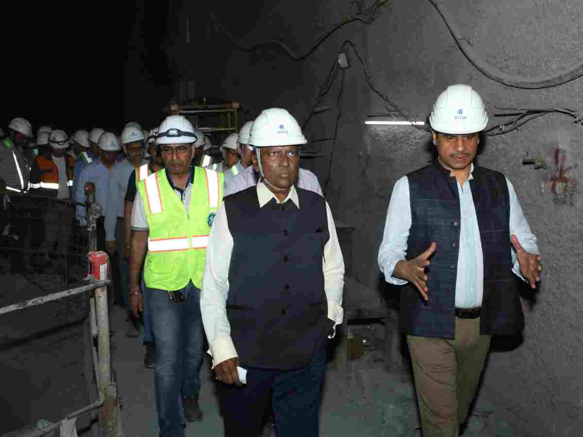 THDCIL’s CMD led an extensive inspection visit at 2400 MW Tehri Power Complex