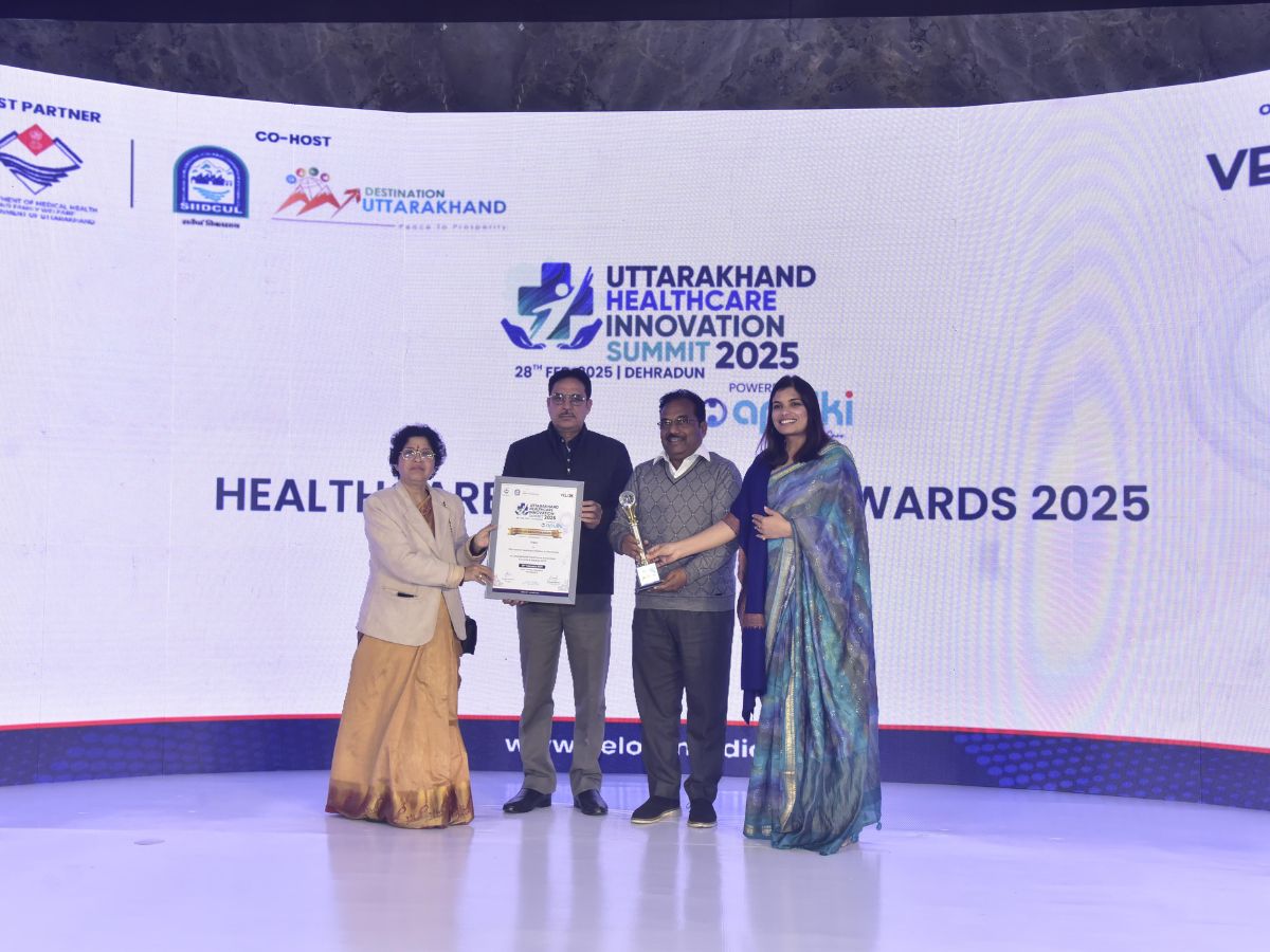 THDCIL Honored with Healthcare Innovation Award 2025 for Pioneering CSR Initiatives in Uttarakhand