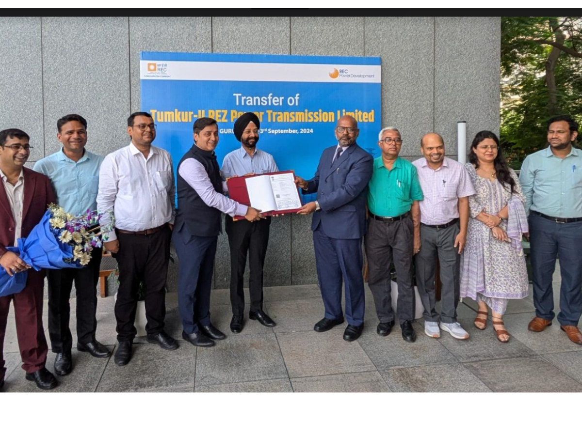 RECPDCL Hands Over Project Specific SPV to G.R. Infraprojects Limited