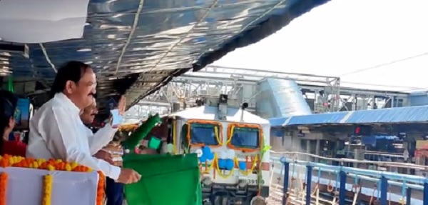 Indian Railway's LHB-mounted Vistadome coaches; flagged off by VP Venkaiah Naidu