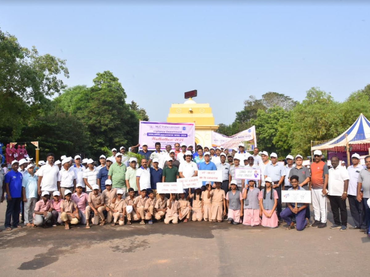 Walkathon To Create Anti-Corruption Awareness Held By NLCIL