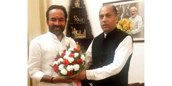 Shri G Kishan Reddy wishes CM of HP Jairam Thakur on his birthday