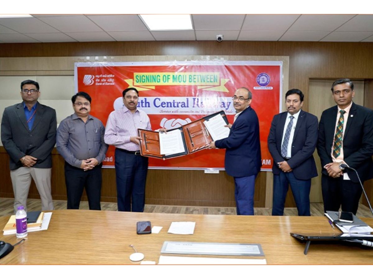 Bank of Baroda signs MoU with South Central Railway