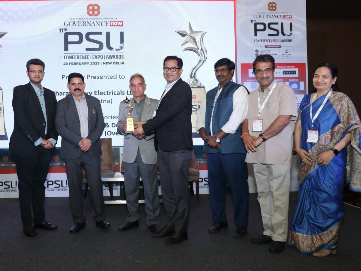 BHEL Bags the Title of 'Best PSU'