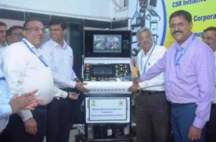 Bharat Petroleum Mumbai Refinery gifted two Bandicoot Robotic Manhole Cleaning Machines