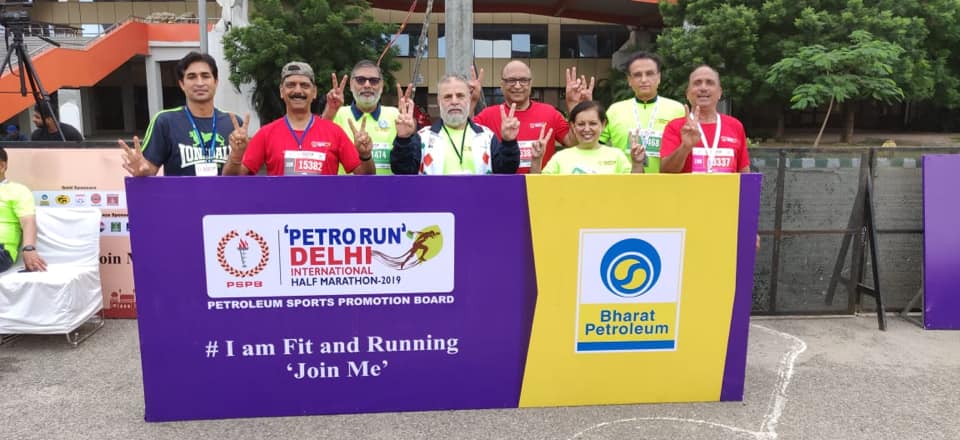 Petro Run Delhi International Half Marathon organised by Petroleum Sports Promotion Board 