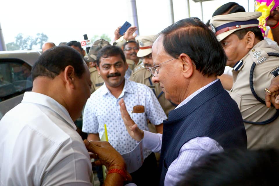 Shri P K Mishra attend the convocation ceremony at Sambalpur