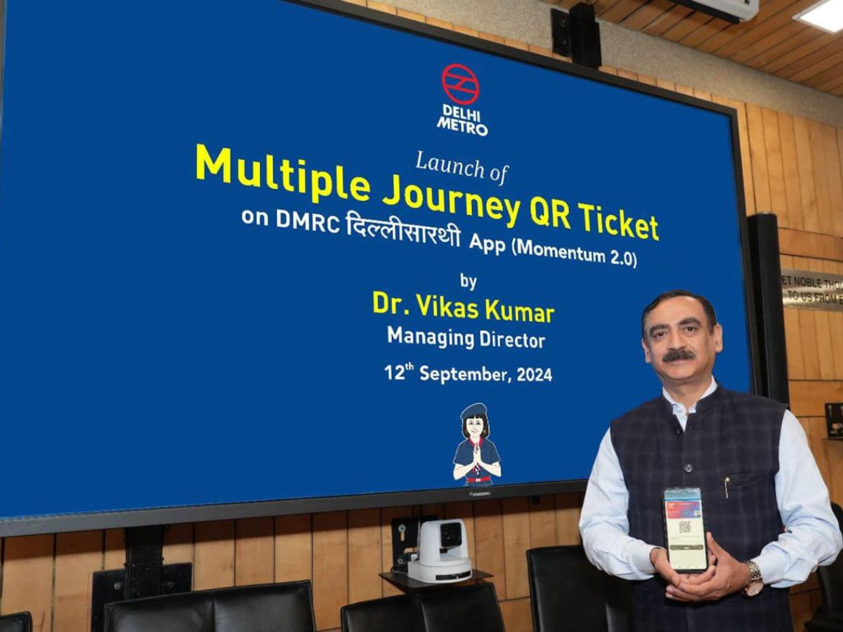 DMRC Introduces Multiple Journey QR Ticket to Enhance Passenger Convenience