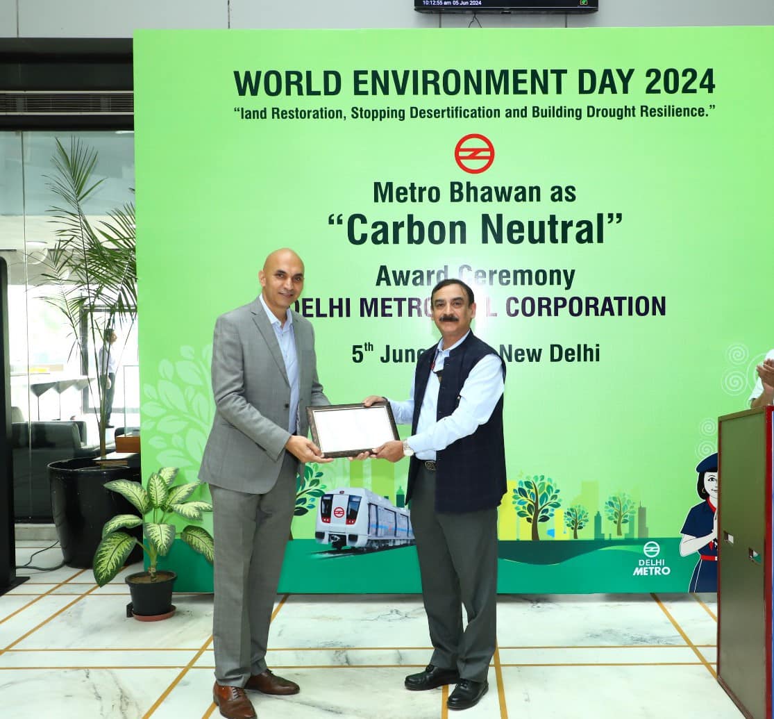 DMRC's Headquarters Certified As Carbon Neutral
