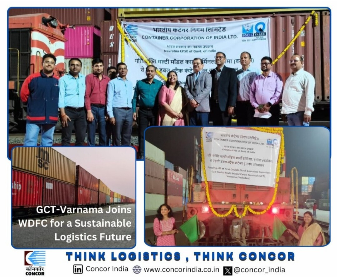 CONCOR unveils Historic Rail Connectivity at GCT-Varnama