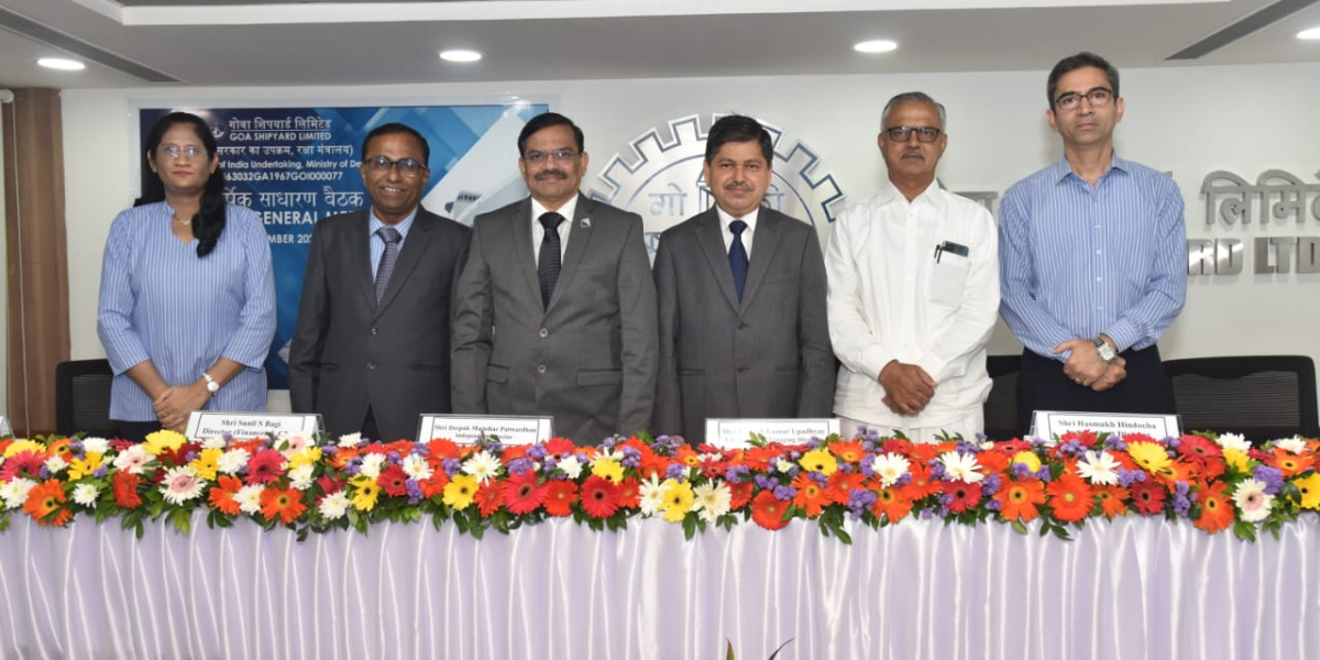 58th Annual General Meeting (AGM) of Goa Shipyard Limited (GSL) on 25 Sep 2024