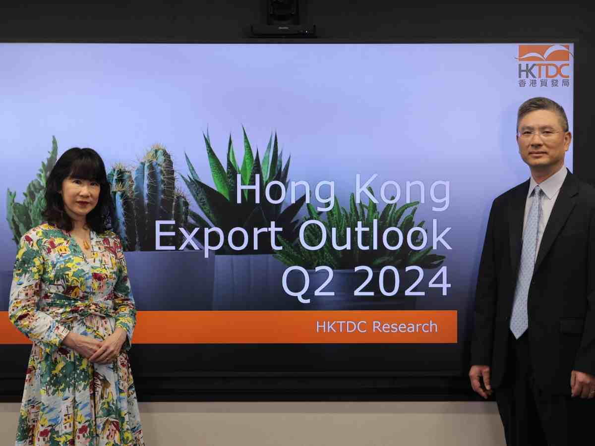 HKTDC Export Confidence Index 2Q24: 2024 trade growth forecast upwardly revised to 9-11%