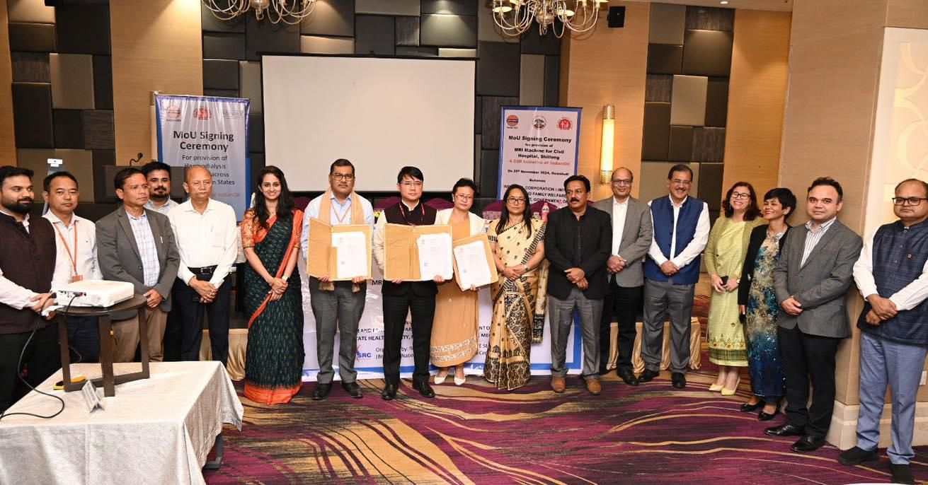 IndianOil sign MoU with State Health Department of Meghalaya under CSR