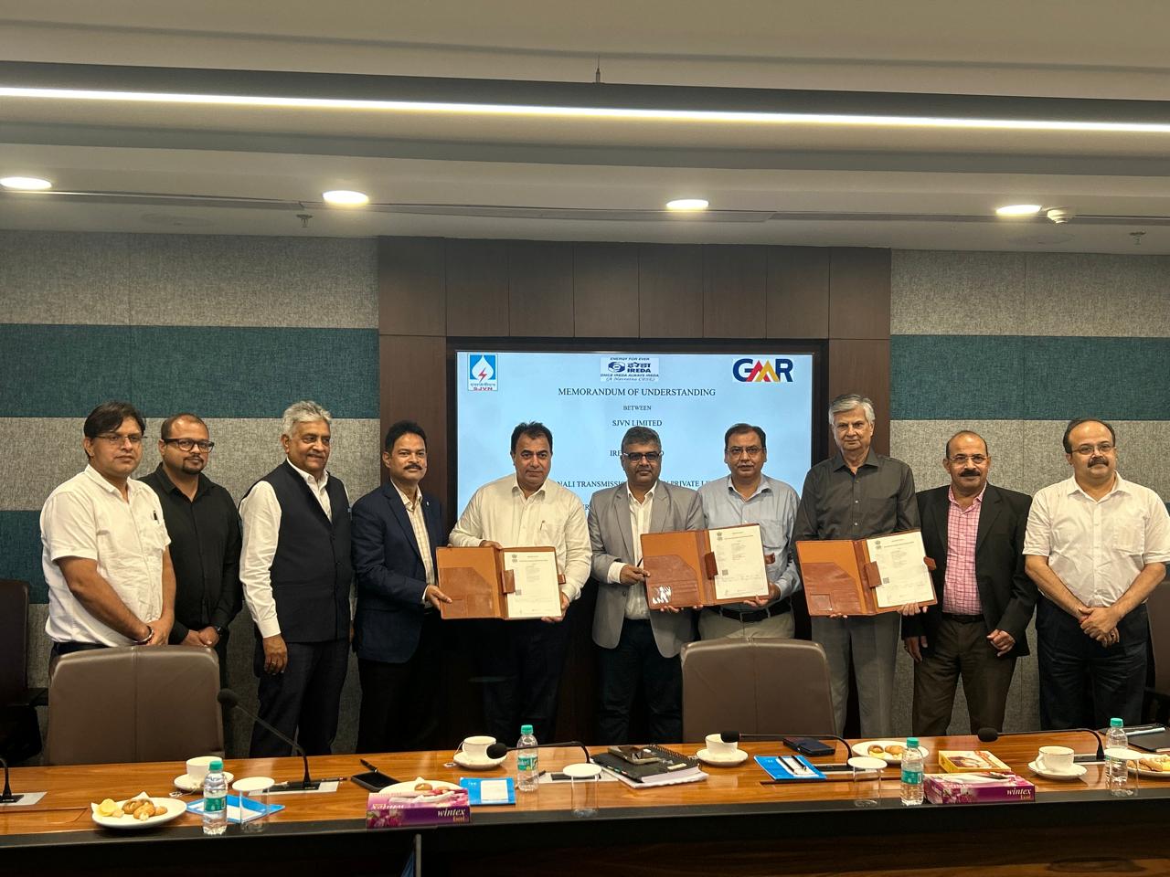 IREDA Signs MoU with SJVN and GMR for 900 MW Hydropower Project in Nepal