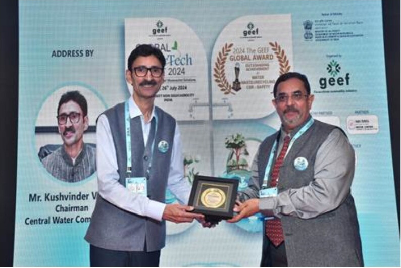 CWC wins GEEF Global Water Tech Award at Global Water Tech Summit - 2024