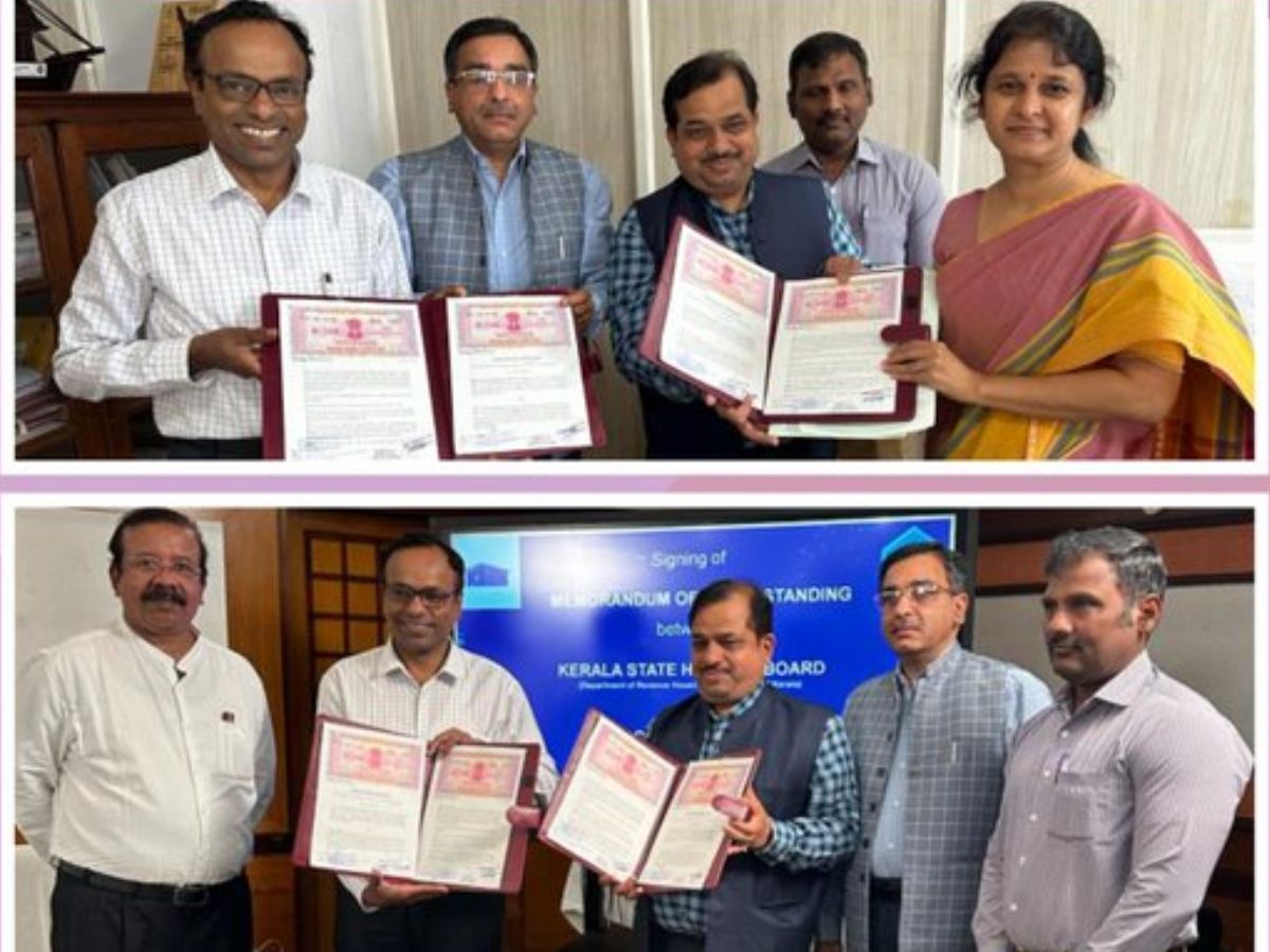 NBCC Inked MoU with Kerala State Housing Board, Trivandrum