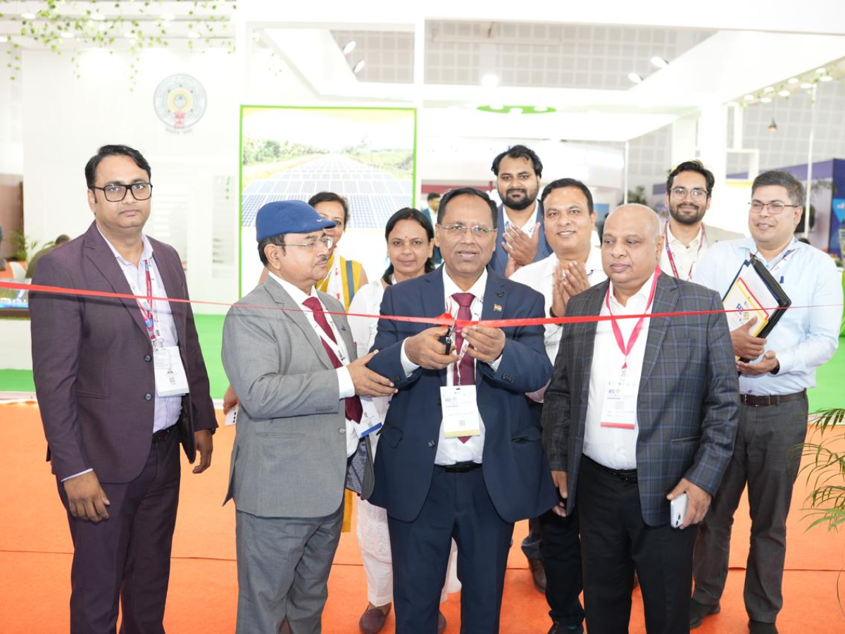 NHPC CMD inaugurated NHPC pavilion at RE Invest 2024