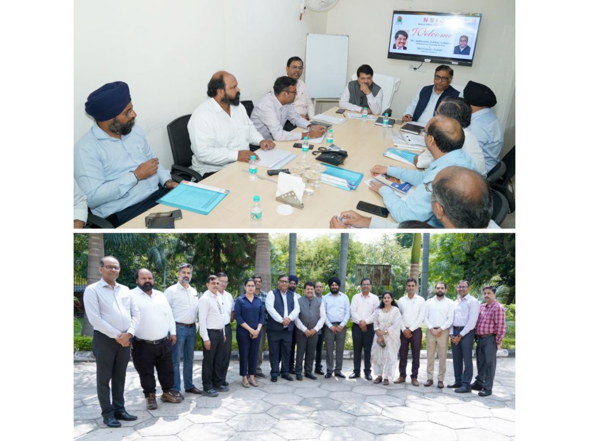 NSIC Officials Visit Chandigarh Office for Performance Review