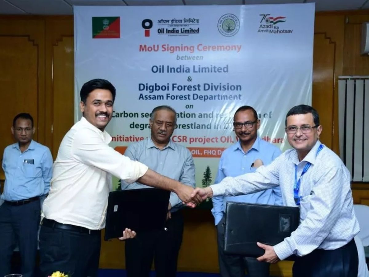 OIL signed MoU with Digboi Forest Division, Assam Forest Department