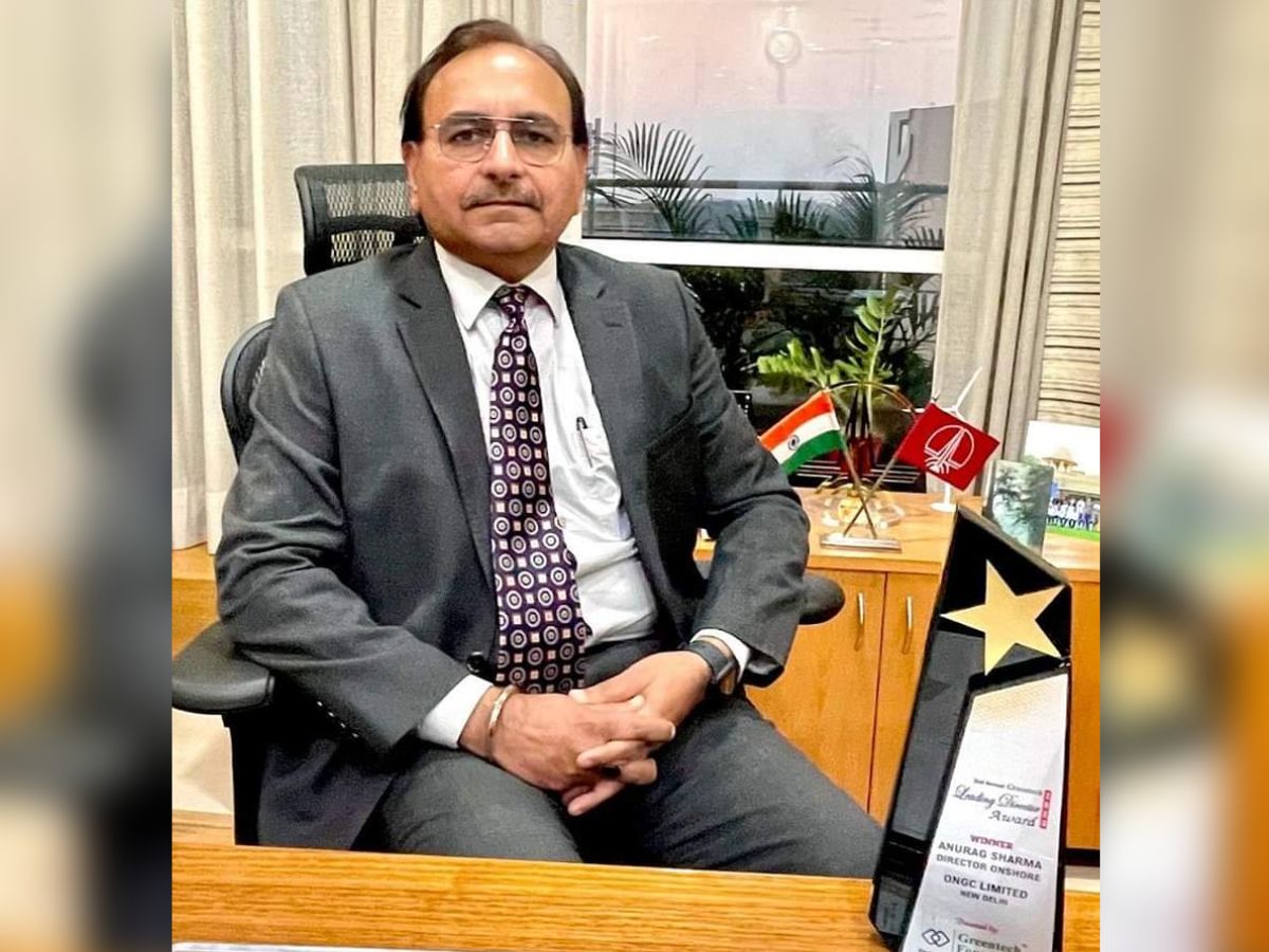 ONGC Director (Onshore) Anurag Sharma conferred with “Leading Director Award 2023”