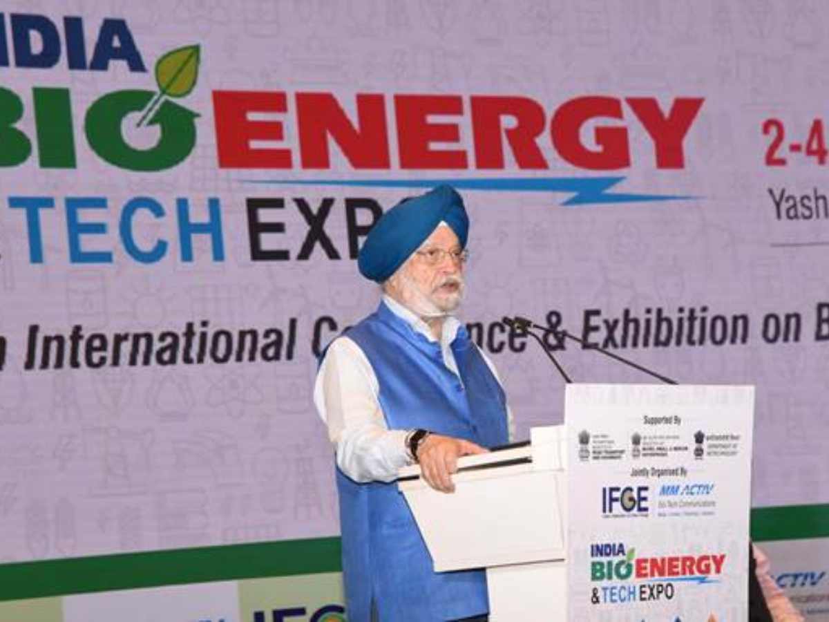 Petroleum Minister Hardeep S Puri Highlights India’s Bioenergy Progress