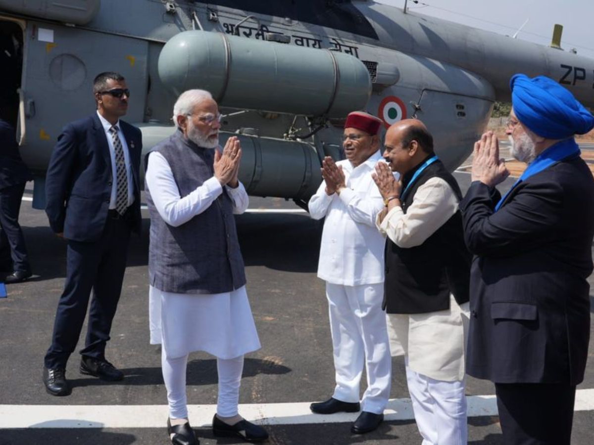 IEW 2023: Petroleum Minister welcomed PM Modi to India Energy Week