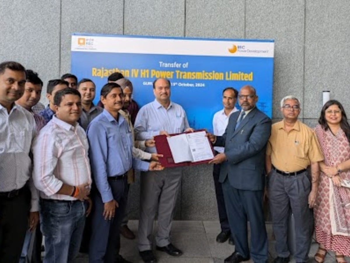 RECPDCL Hands Over Rajasthan-IV H-1 Power Transmission Limited to PowerGrid