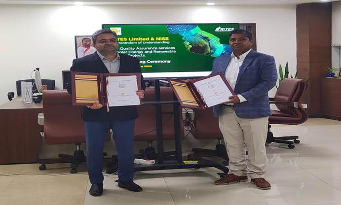 RITES signs MoU with NISE for assuring quality in Green Energy