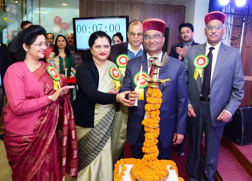 Shri Nand Lal Sharma CMD SJVN inaugurated PRATIBIMB-2019