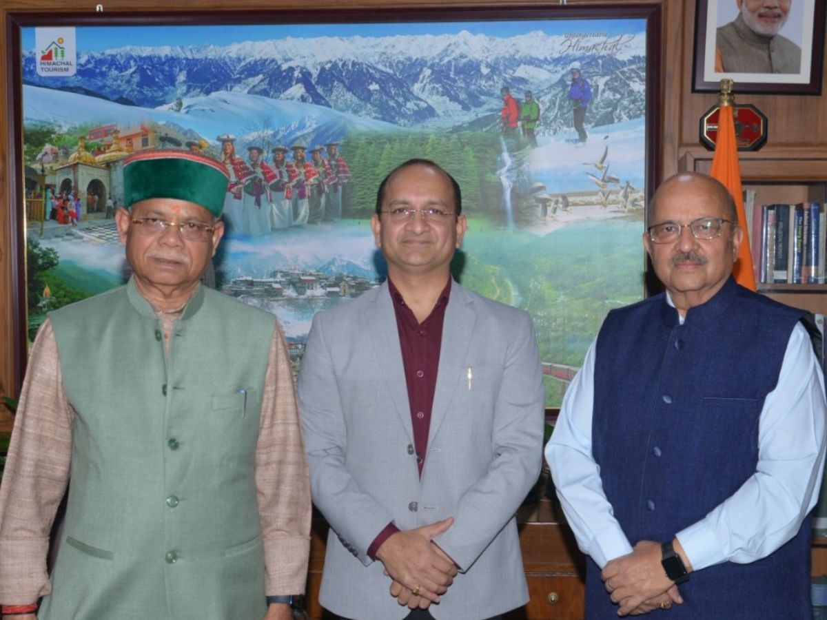 Ajay Kumar Sharma, Director (Personnel), SJVN visit to Himachal Pradesh Governor