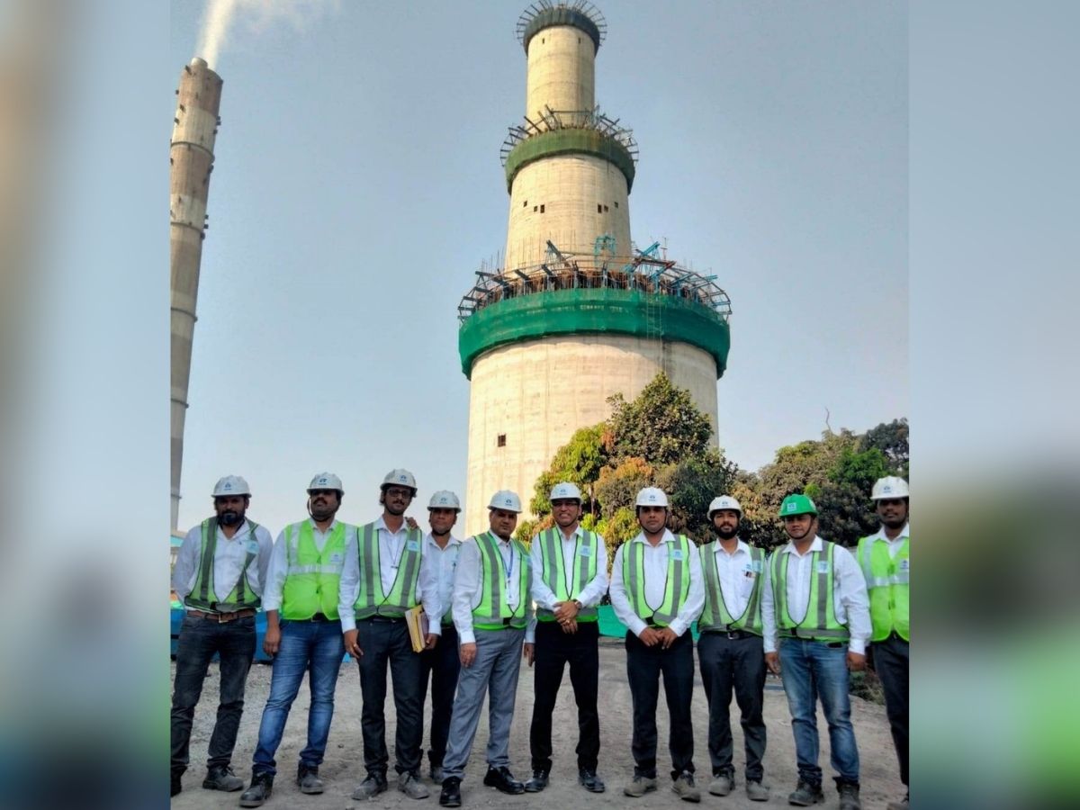 Tata Projects completed 3rd Chimney at Talcher Flue Gas Desulphurization project in Odisha