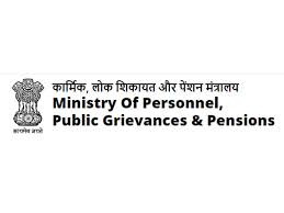 Ministry of Personnel, Public Grievances and Pensions